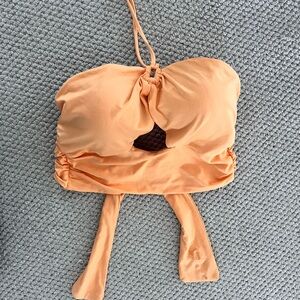 Streetwear Society Peach Halter Top
